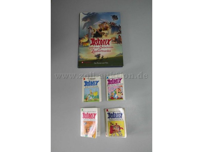 5 Bücher Asterix und Obelix Gesamtansicht