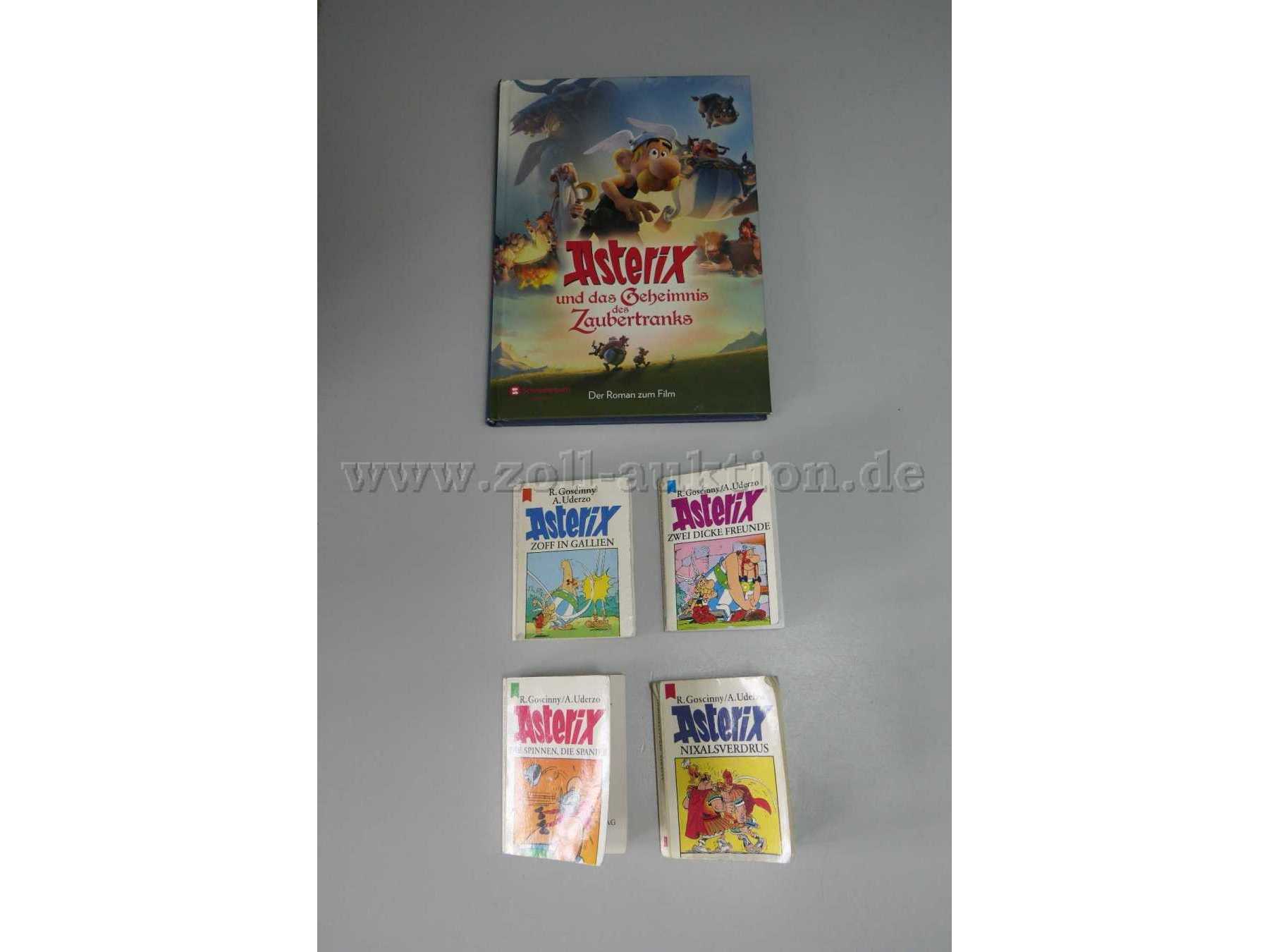 5 Bücher Asterix und Obelix Gesamtansicht