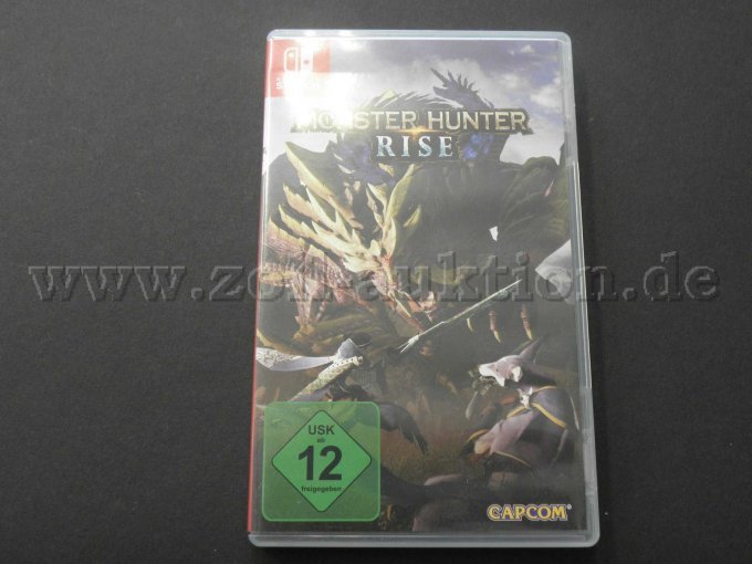 Nintendo Switch Spielkarte Monster Hunter Rise in Verkaufsverpackung