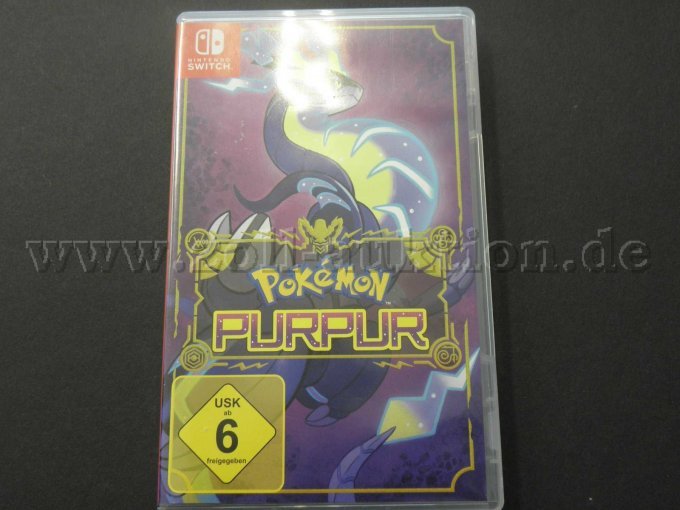 Nintendo Switch Spielkarte Pokemon Purpur in Verkaufsverpackung