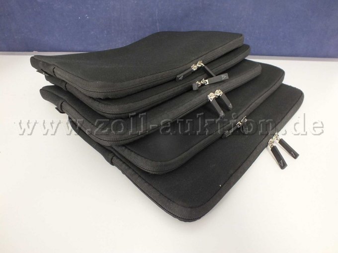 Seitliche Ansicht der Notebookschutzhüllen von links liegend