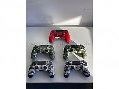 gesamtes Angebot: 1x Controller rot, 2x Controller weiß/grau Camouflage, 2x Controller grün Camouflage