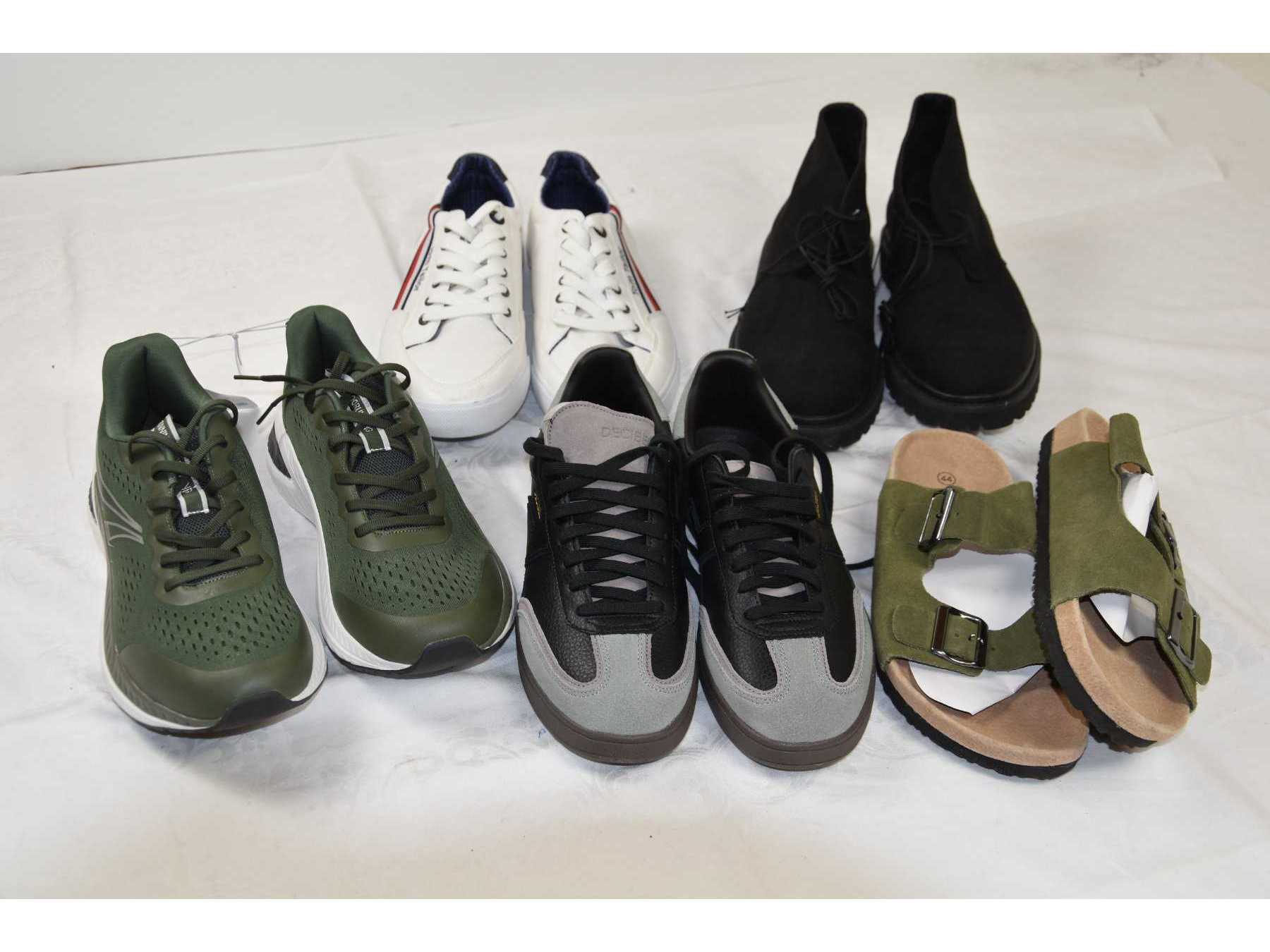 5 Paar Schuhe der Marken „Tom Tailor“, „Decibel“ u.w.  Gr. 44 & 45