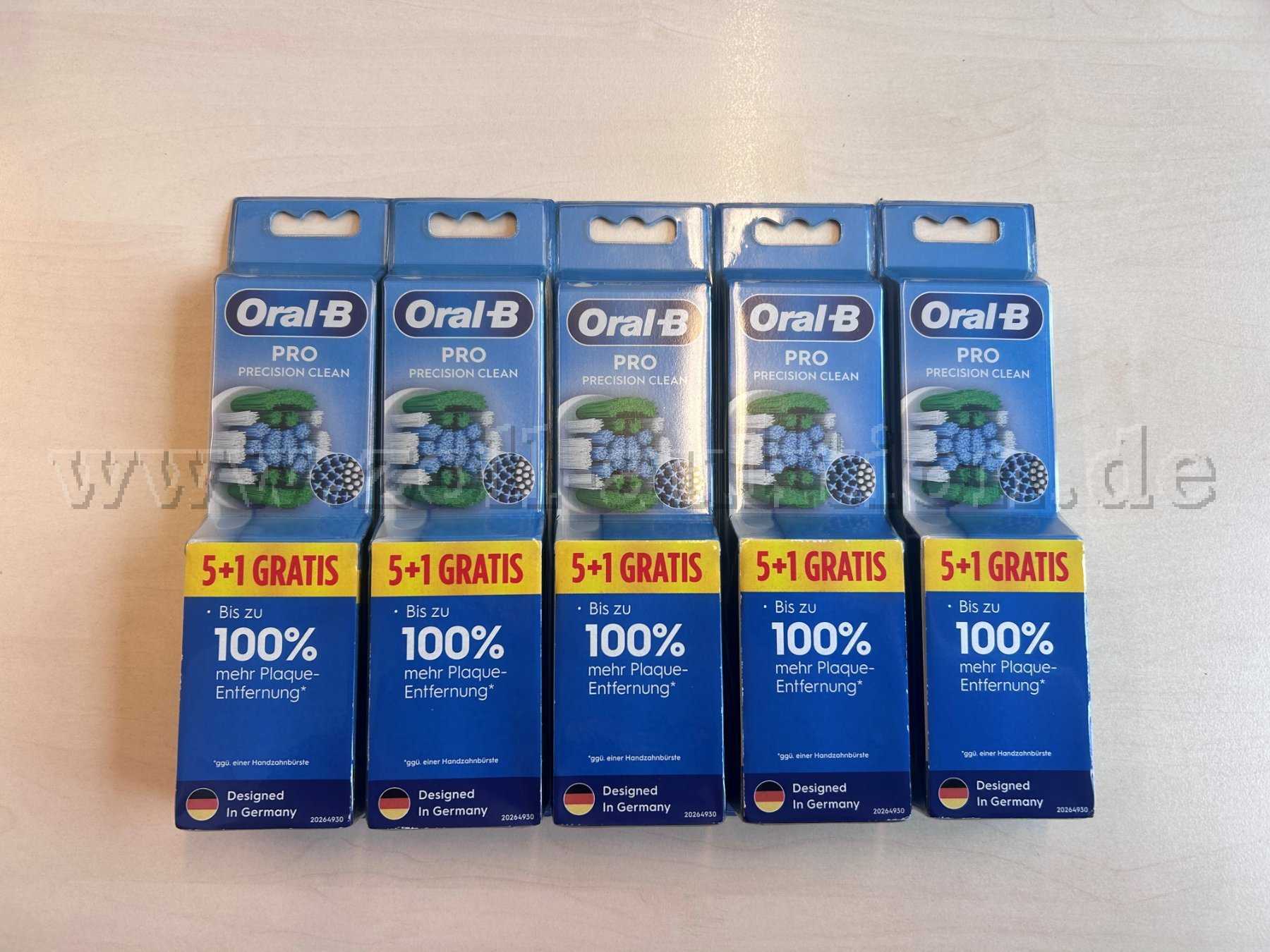 Verpackungen der Zahnbürstenaufsätze