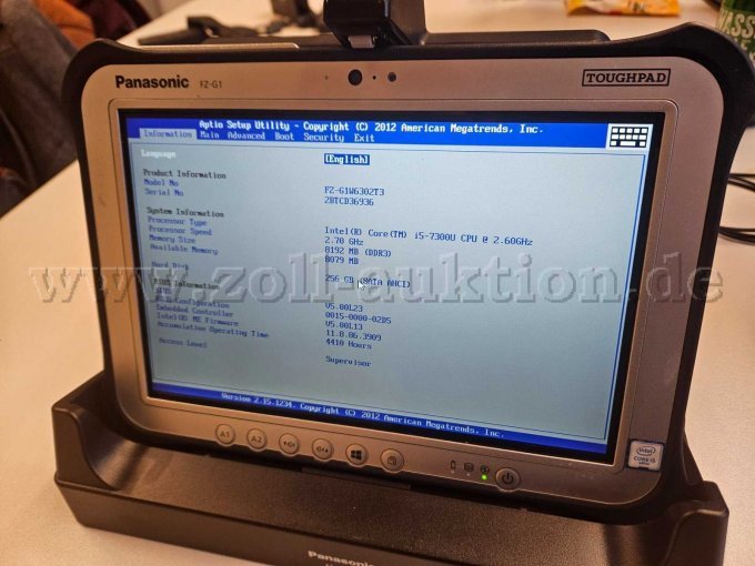 Bild Gerät Anzeige BIOS