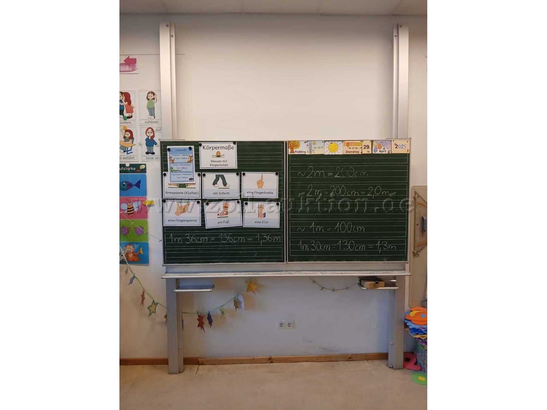 Tafel eingeklappt