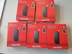 SanDisk Portable SSD Ansicht Vorderseite.