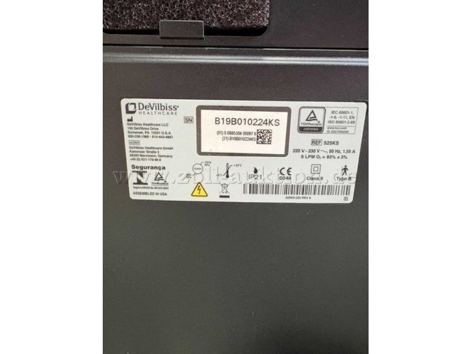 5 zuurstofconcentrators (5 l/min), type 525 KS, van DeVilbiss – foto 5 – kavel bij Zoll-Auktion, Köln