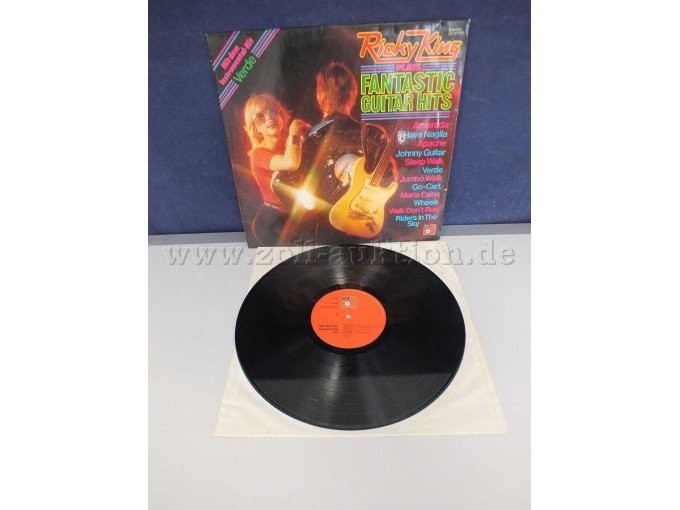 Detailansicht der LP Ricky King" Fantastic Guitar Hits" ohne Hülle
