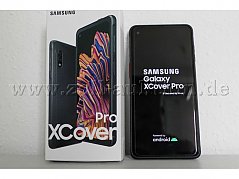 Samsung Galaxy XCover Pro Ansicht eingeschaltet