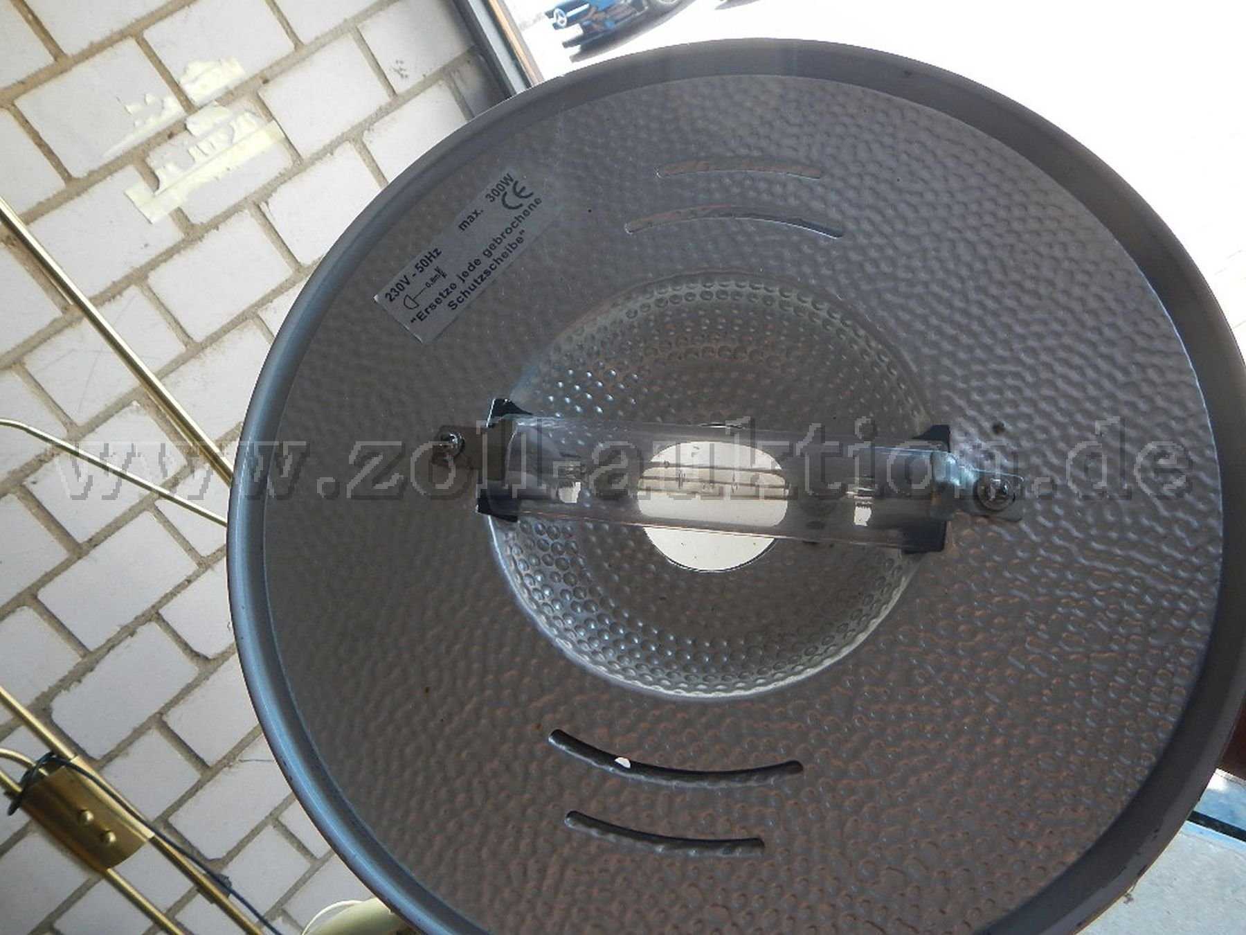 Ansicht von oben, obere Lampe