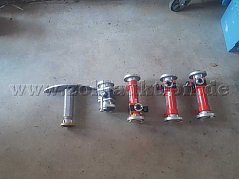 3x Zumischer, 1x Absperrorgan und 1x Hydroschild