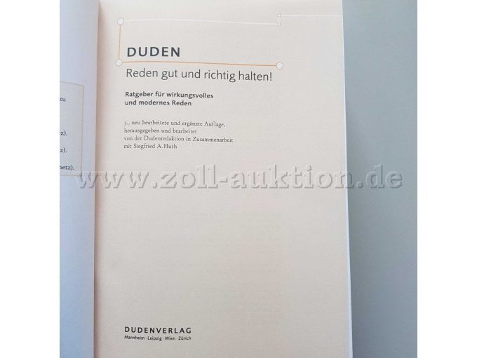 Reden gut und richtig halten! - Haupttitelseite