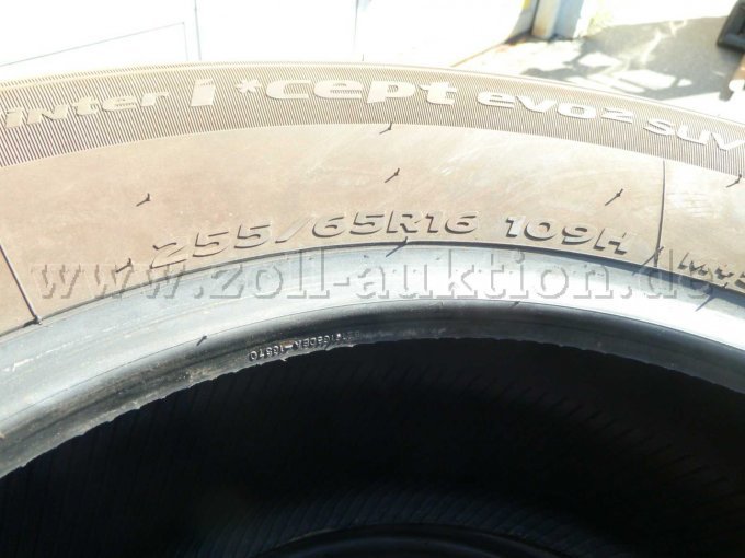 5 winterbanden Hankook 255/65 R16 109H – foto 4 – kavel bij Zoll-Auktion, Nürnberg