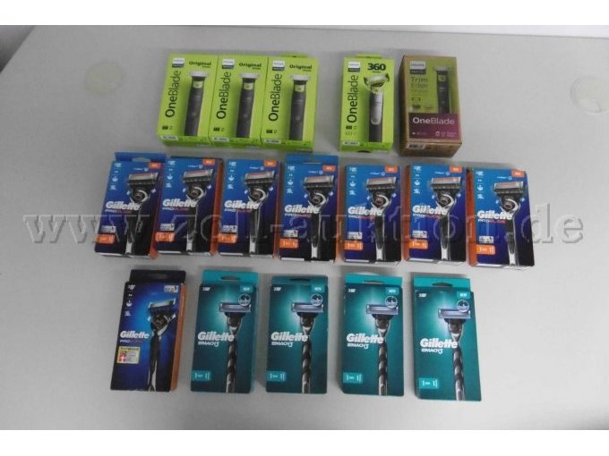 Gesamtansicht aller Auktionsgegenstände