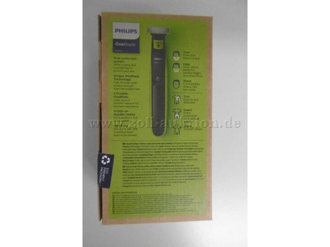 Detailansicht hinten One Blade Trim Edge Shave