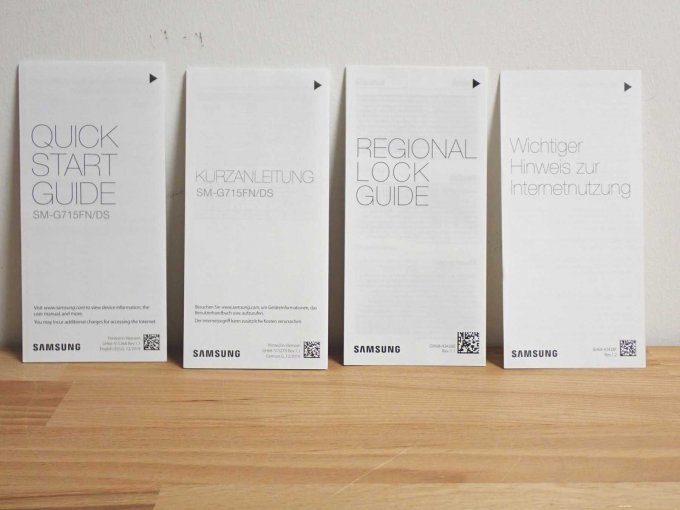 Verschiedene Unterlagen