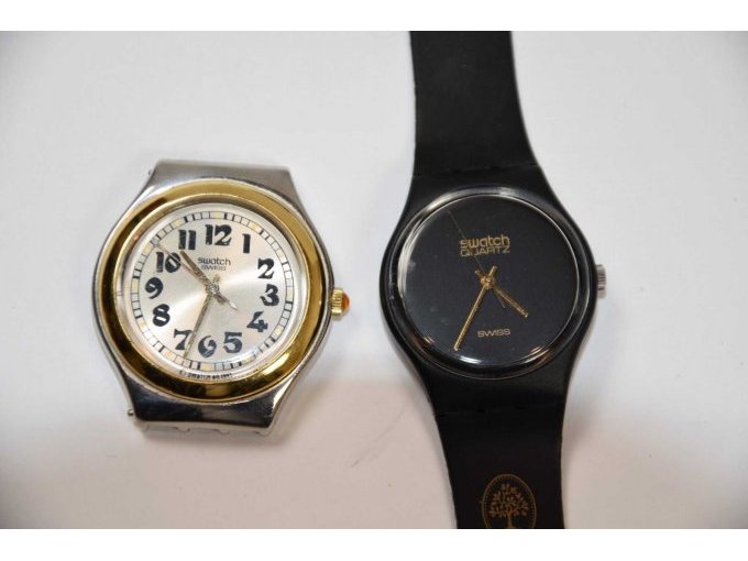 2 gebrauchte Uhren des Herstellers „Swatch“