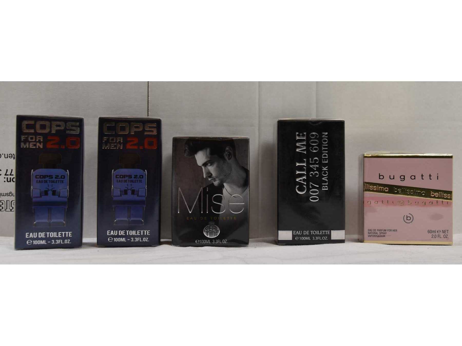 5 unterschiedliche Parfum