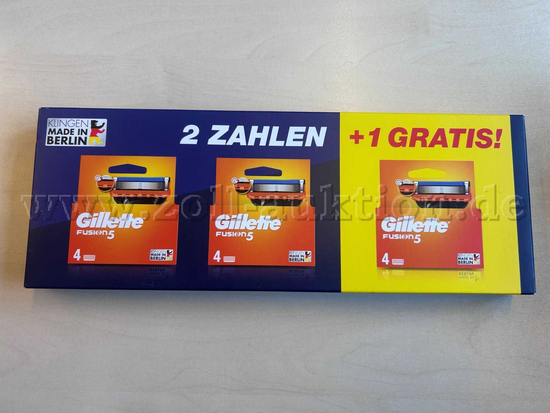 Verpackung der Fusion 5 Rasierklingen