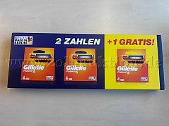 Verpackung der Fusion 5 Rasierklingen