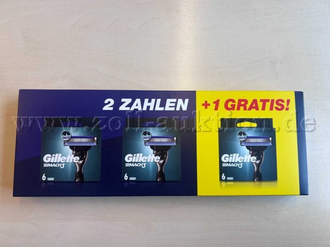 Verpackung Rasierklingen Vorderseite