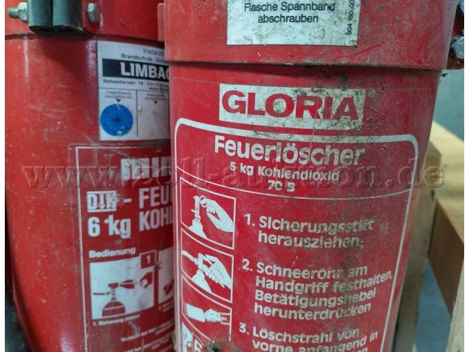 Gloria 5 kg Kohlendioxid Feuerlöscher