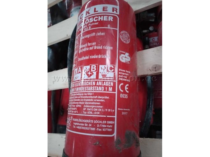 Feuerlöscher 6 kg ABC Pulver