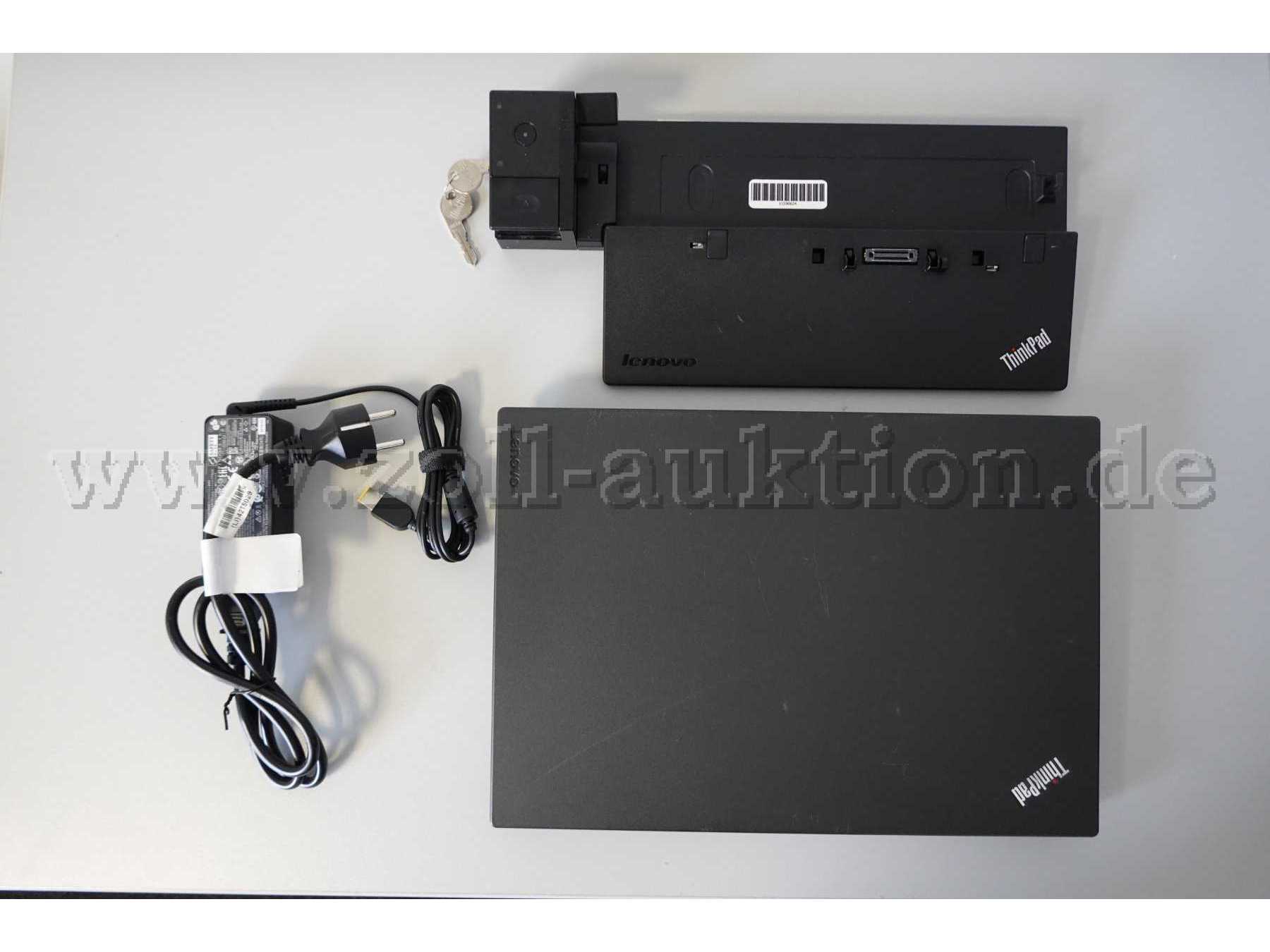 Notebook Lenovo „ThinkPad L470“, 16 GB, 14 Zoll-Display (35,56 cm), incl. Netzteil und Dockingstation, gebraucht
-Draufsicht-