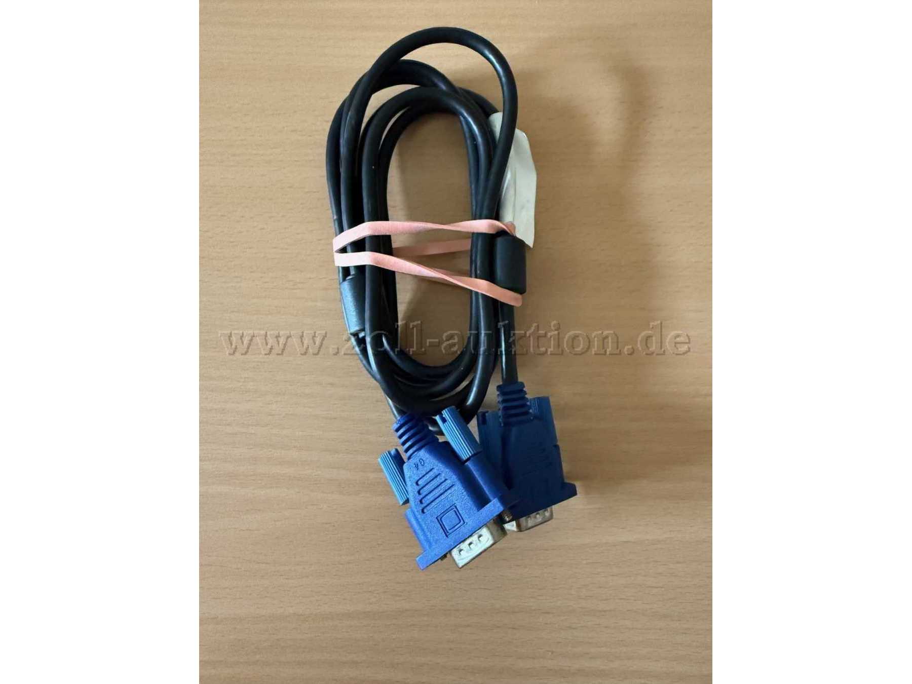 VGA-Kabel schwarze Ummantelung