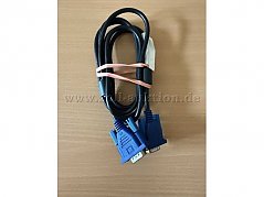 VGA-Kabel schwarze Ummantelung
