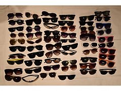 60 unterschiedliche Sonnenbrillen – getragen