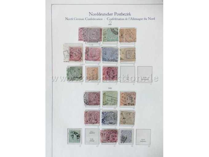 Teilansicht Norddeutscher Postbezirk