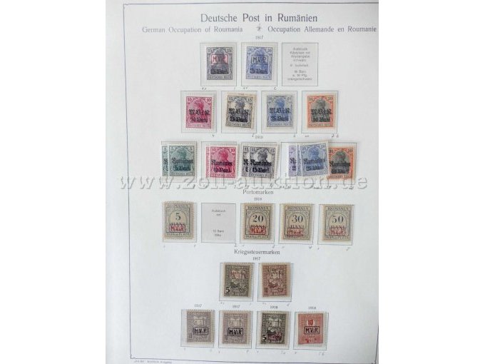 Teilansicht Deutsche Post in Rumänien