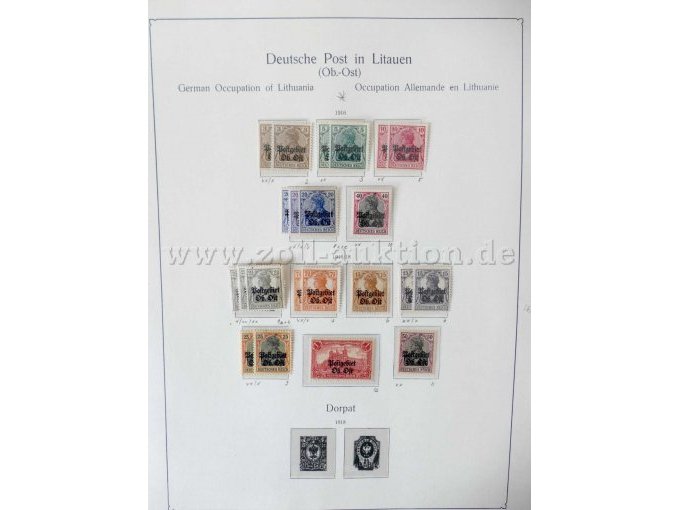 Teilansicht Deutsche Post in Litauen