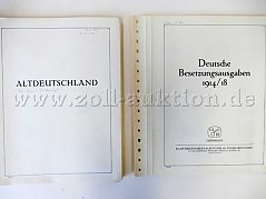 Ansicht Deckblätter Altdeutschland und Dt. Besetzungsausgaben