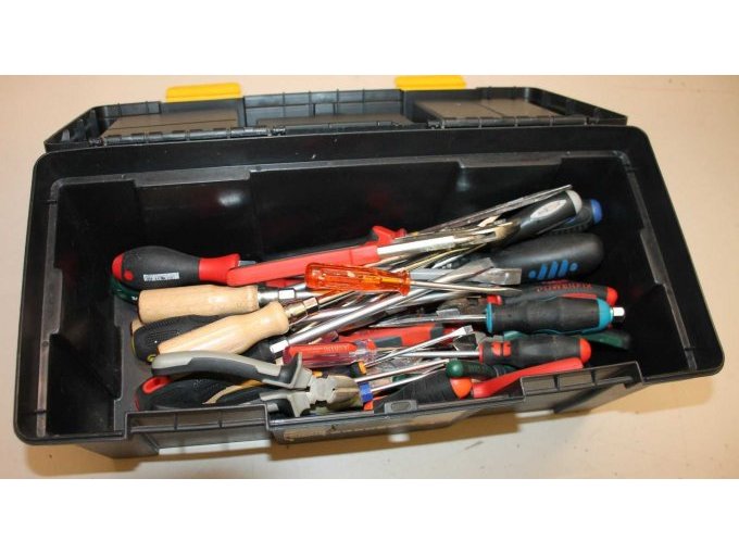 Sicht in den Werkzeugkasten