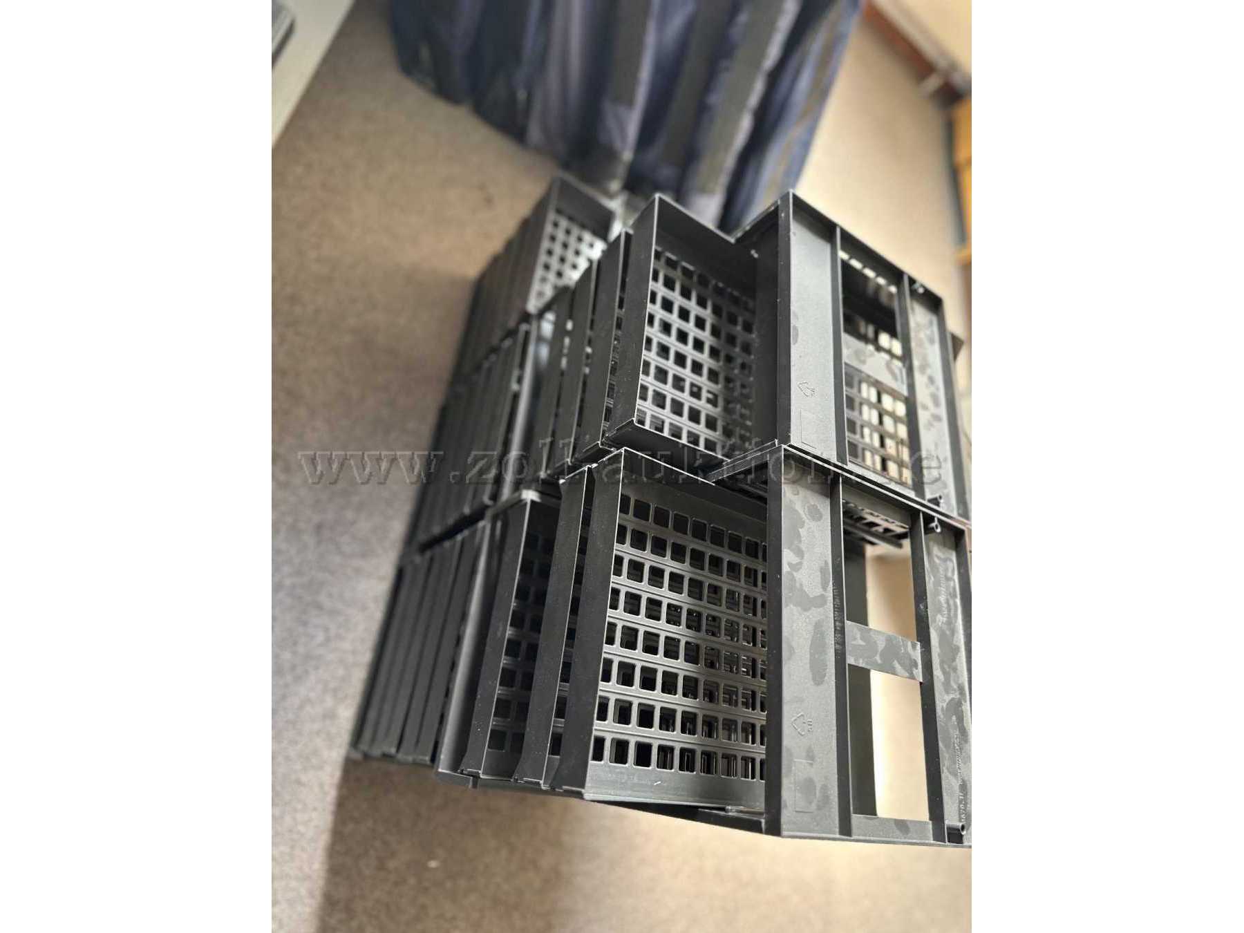 5 Ablageboxen von der Seite