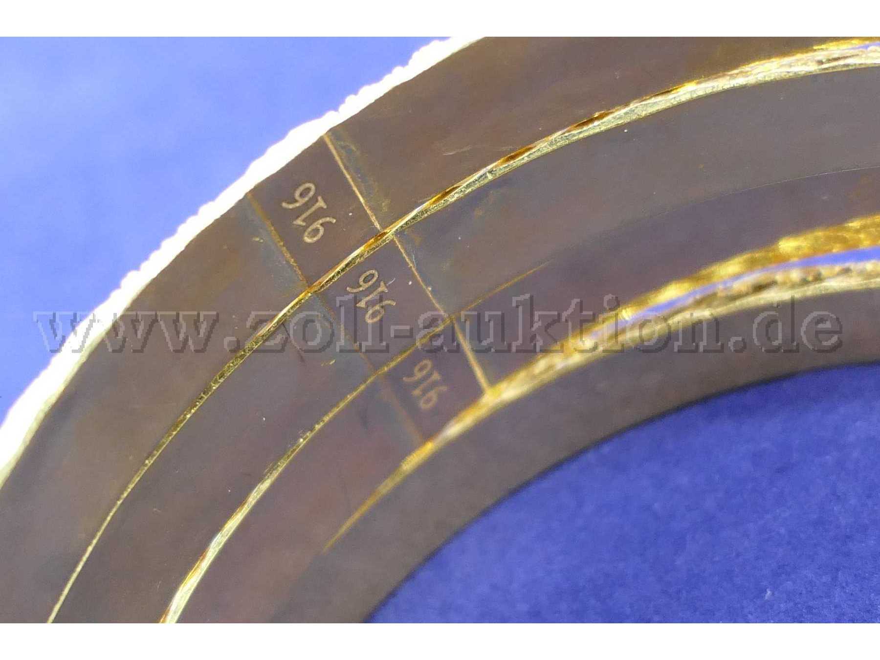 Detailansicht, Stempel 916/-Gold