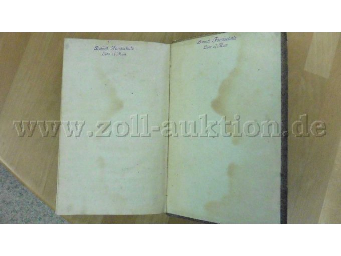 Buchdeckelinnenseite