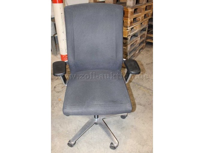 6 Bürodrehstühle von Wilkhahn, Modell ON, Stoff, Schwarz, gebraucht, für Bastler – foto 17 – kavel bij Zoll-Auktion, Berlin