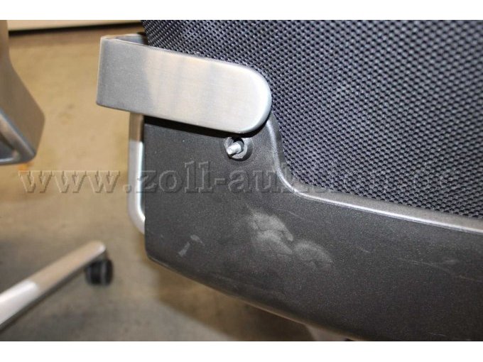 6 Bürodrehstühle von Wilkhahn, Modell ON, Stoff, Schwarz, gebraucht, für Bastler – foto 11 – kavel bij Zoll-Auktion, Berlin