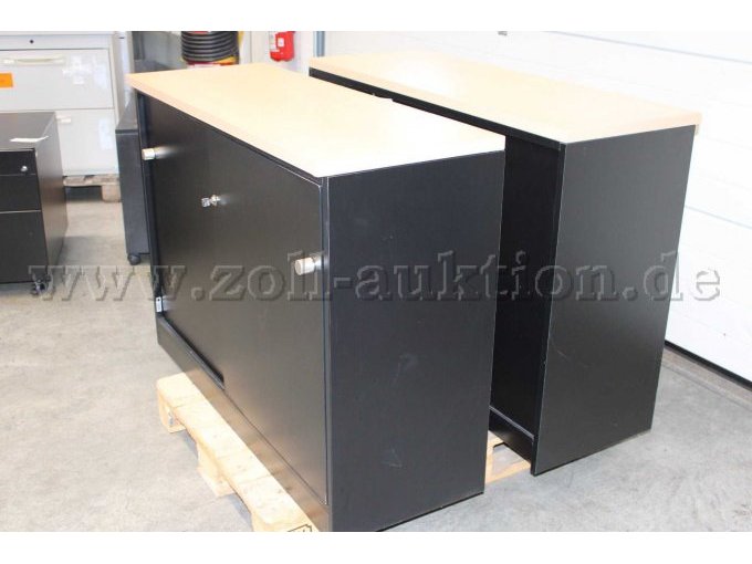 Schiebetürenschrank 120 Seitenansicht