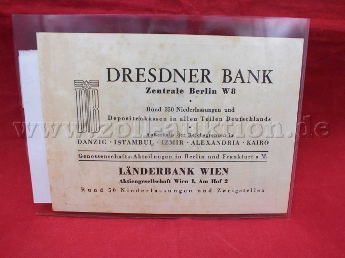 Rückansicht der Brifmarken mit der Nr. 686-88