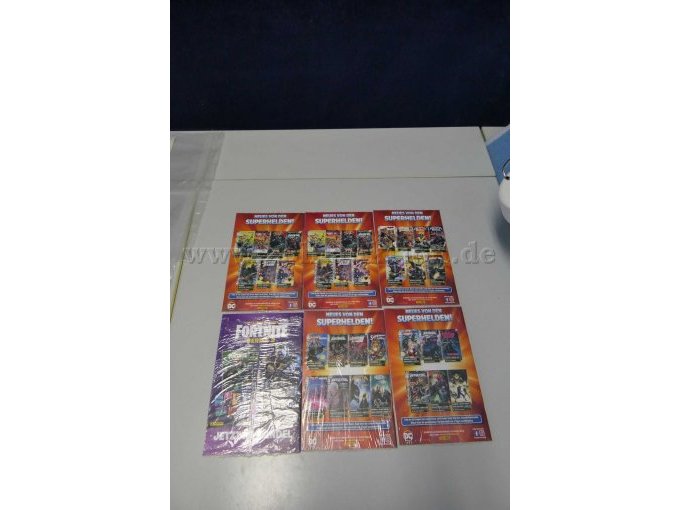 Comic Hefte Batman Fortnite Heft 1-6 aus 2021, eingeschweißt Ansicht Rückseite