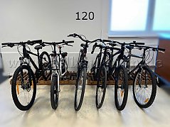 Übersicht Konvolut (von links nach rechts): Compel, I:SY, Ortler, Serious, Rockrider, Adventure