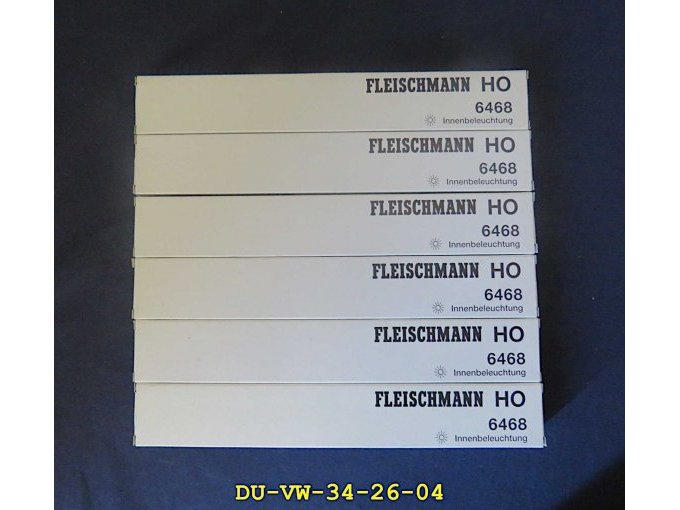 6 Fleischmann-binnenverlichtingen 6468 voor ICE-T-middenrijtuigen, schaal 1:87 – foto 2 – kavel bij Zoll-Auktion, Emmerich am Rhein