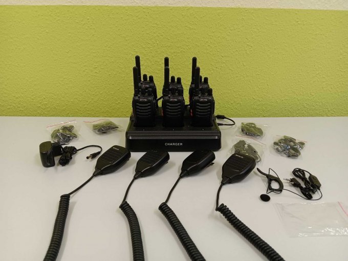 Funkgerät mit Zubehör