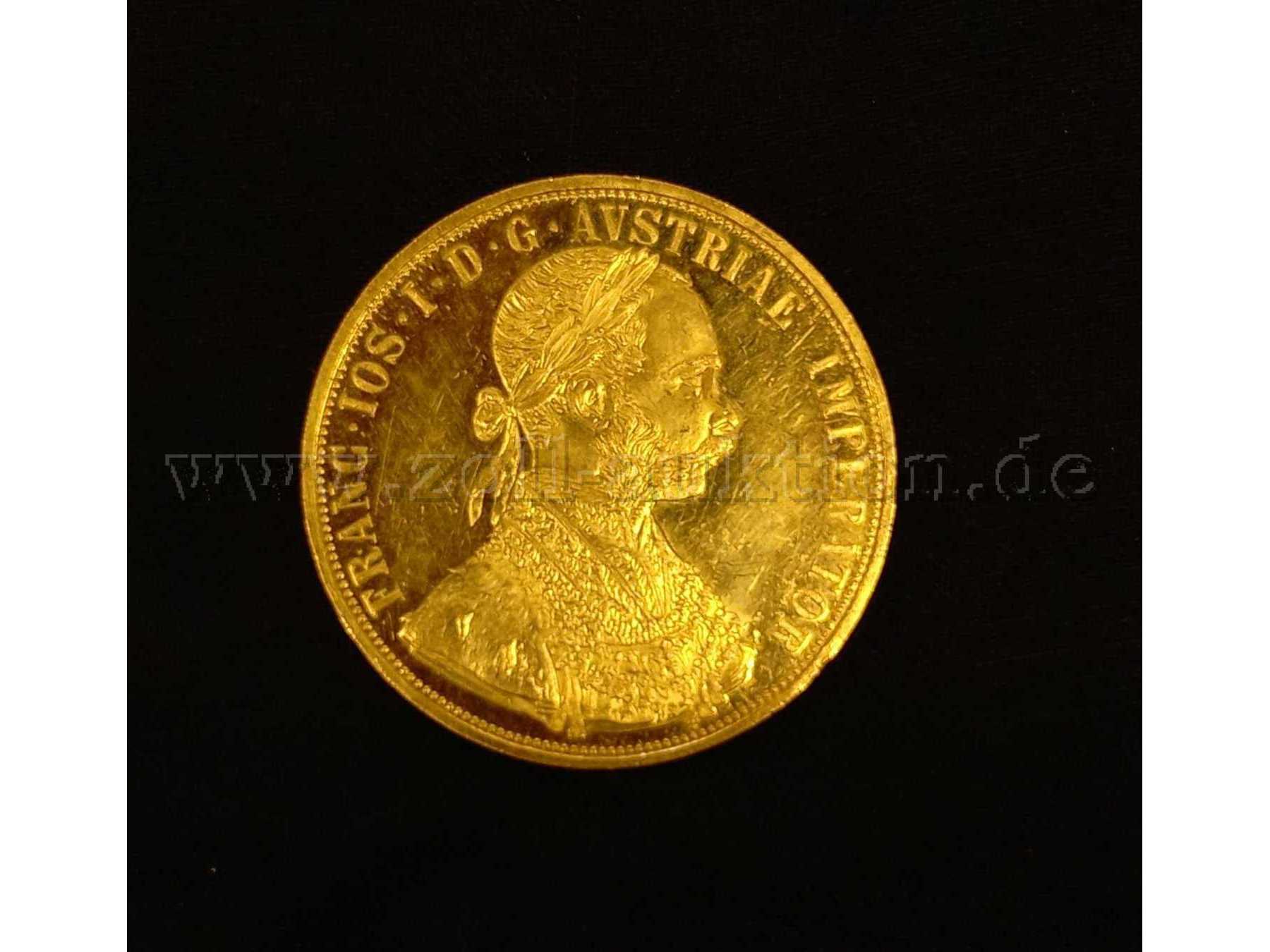 Oberseite: 4er Dukat 1915