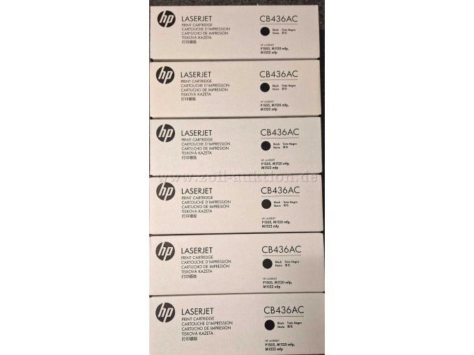 HP Toner CB436AC 
Vorderseite